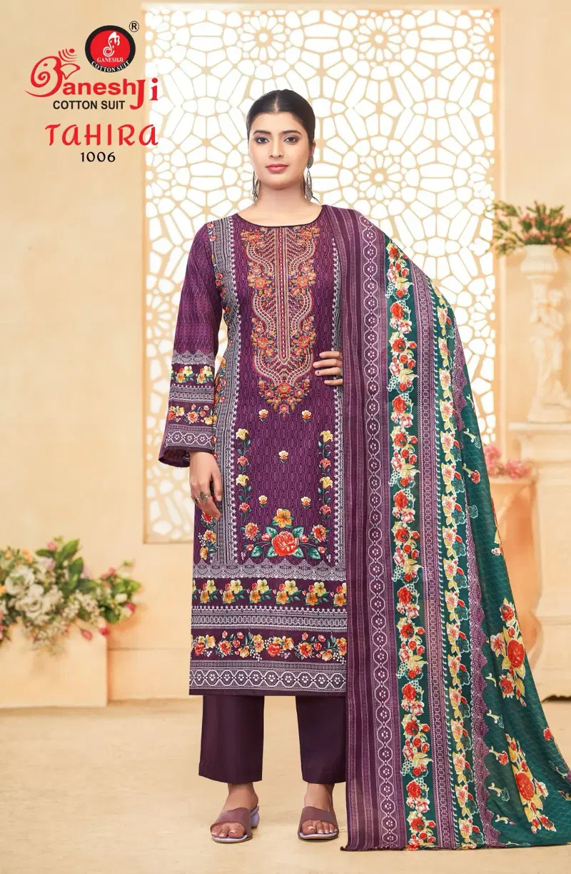 Tahira Vol 1 By Ganeshji Cotton Printed Dress Material Orders In India